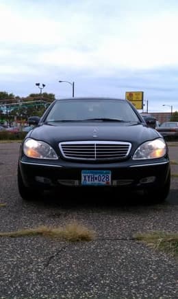 Front Chrome lower mesh grill