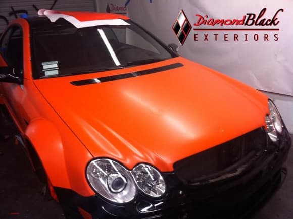 CLK63 Black Series Matte Orange 7