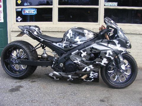 2006 Turbocharged Suzuki Gsxr1000 Stretched 10&quot; 300 mm tire