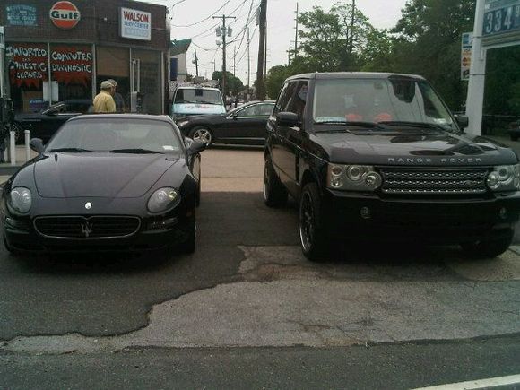 The Maserati days :) When i Just bought the range rover