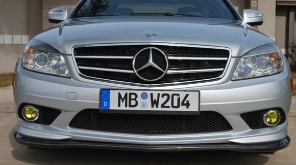 EUROteck CF Front Lip/C63 Style Grille