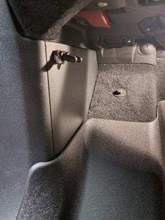 power switches for Blackvues 
under footwell