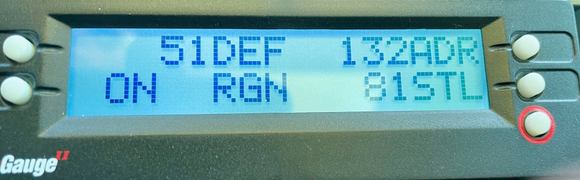 DEF=fluid level
RGN=regen ON/OFF
ADR=avg dist between regen
STL=soot level