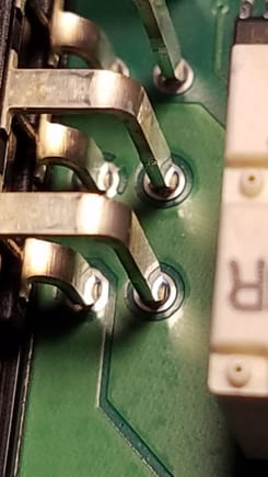 sub-standard cold solder joints