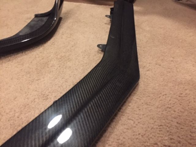 Exterior Body Parts - RW Carbon Front 3 Piece Splitter for W218 CLS550 WITH AMG Sport package - Used - Forney, TX 75126, United States