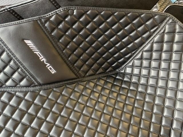 Interior/Upholstery - Custom Leather Floor Mats for Sedan C300/C43/C63 with AMG logo - New - 2015 to 2022 Mercedes-Benz C300 - 2015 to 2022 Mercedes-Benz C43 AMG - 2015 to 2022 Mercedes-Benz C63 AMG S - 2015 to 2022 Mercedes-Benz C450 AMG - Satellite Bch, FL 32937, United States