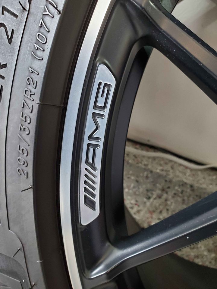 Wheels and Tires/Axles - 21" Satin Black AMG Cross Spoke Wheels and Tires with TPMS from my 2020 GLC63S - Used - 2013 to 2021 Mercedes-Benz GLC63 AMG S - Millburn, NJ 07041, United States