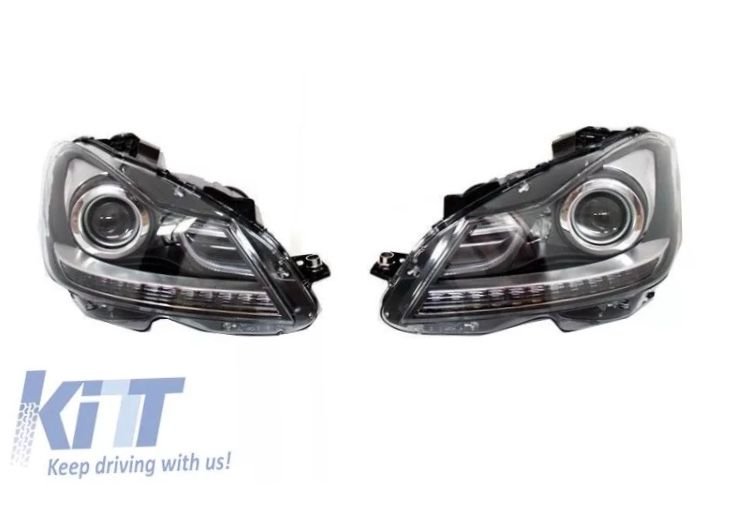 Lights - 12-14 Bi-Xenon Facelift Headlights for 08-11 W204 - New - 2008 to 2011 Mercedes-Benz C300 - Perkasie, PA 18944, United States