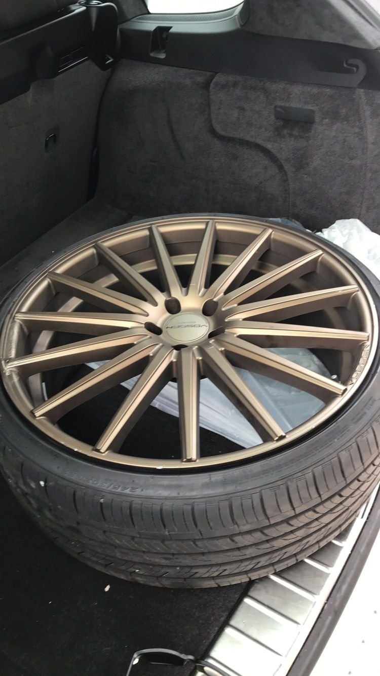 Wheels and Tires/Axles - 22" Vossen VFS2 off a 2016 Mercedes Benz s550 (20x9 20x10.5) - Used - 2007 to 2018 Mercedes-Benz S550 - Buffalo, NY 14216, United States