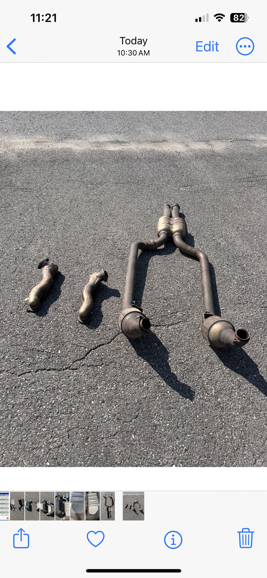 Engine - Exhaust - W204 C63 stock exhaust - Used - 0  All Models - Ottawa, ON 13669, Canada