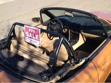 Hard Dog roll bar. This, taken before I bought it, with the For Sale sign on it.