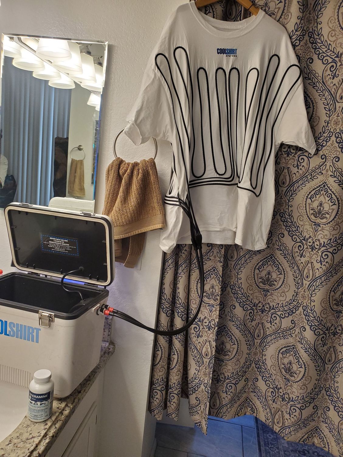 Coolshirt system maintenance!  This thing is a lifesaver!