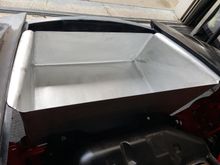 First fitment of the aluminum trunk prototype