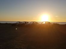 Highway 1 scenic overlook, as it meets the ocean past Leggett.  The preceding piece of road, while missing an ocean view, is simply spectacular.