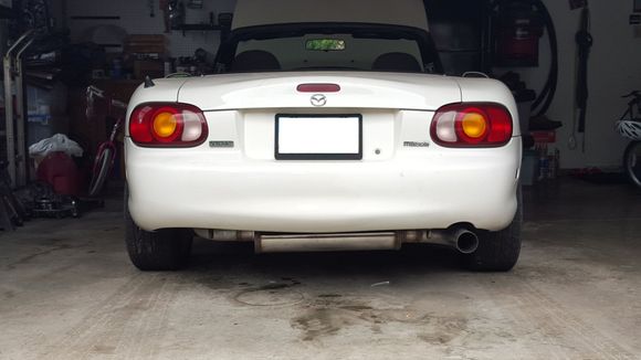 Rear - muffler view