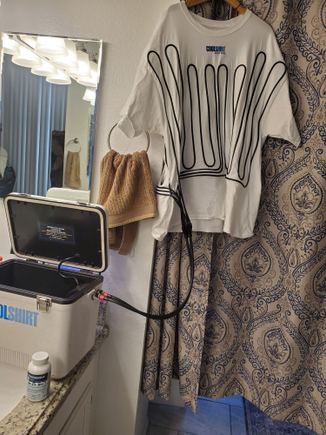Coolshirt system maintenance!  This thing is a lifesaver!