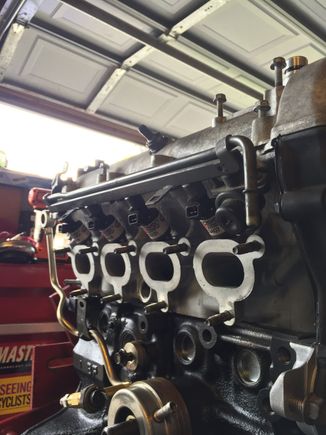 Anyone use the fat injectors like these? I may look into getting the flyin Miata rail to make this work better and possibly a return style system at this point I don't like the fitment on here and I'm Leary about the return less system.