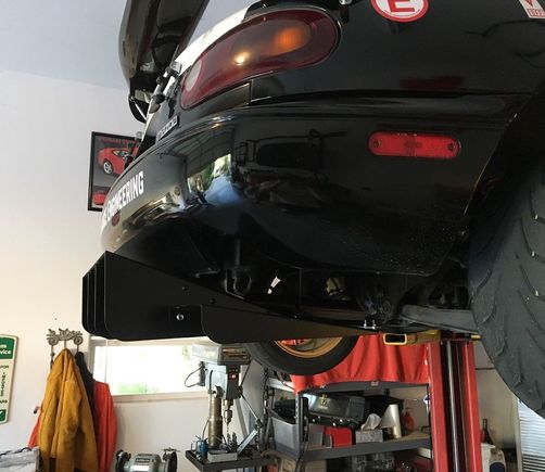 NA Miata racing diffuser with 6" flat bottom