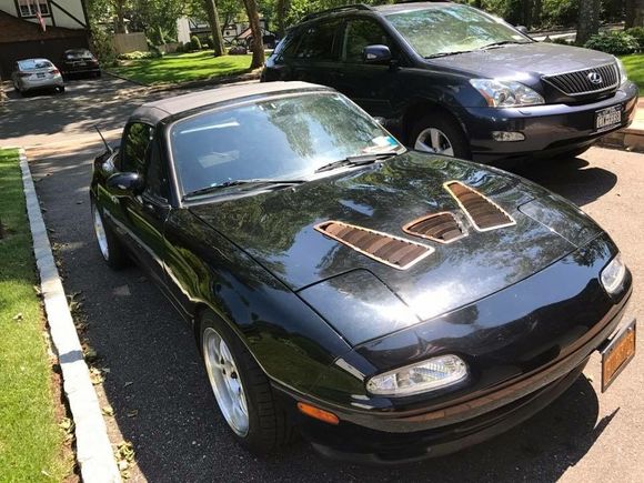 Hood vents have faded from black to a cool (IMO) bronze.