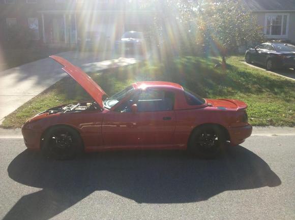 Miata gods are shining down lol.