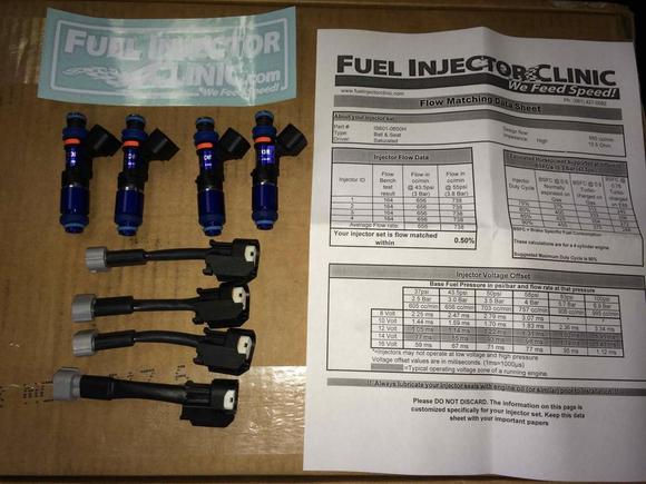 fic injectors 650cc