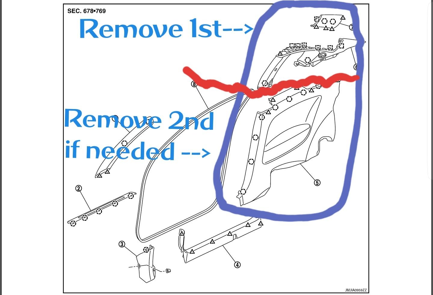 Sunroof leak only on rear right passeng floor (already did right pass