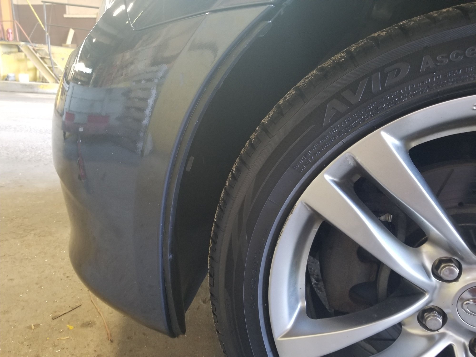 Help Looking for photos of a properly installed front fender liner on