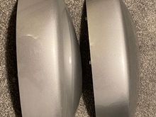 OEM Mirror Covers (Liquid Silver Metallic - K23)