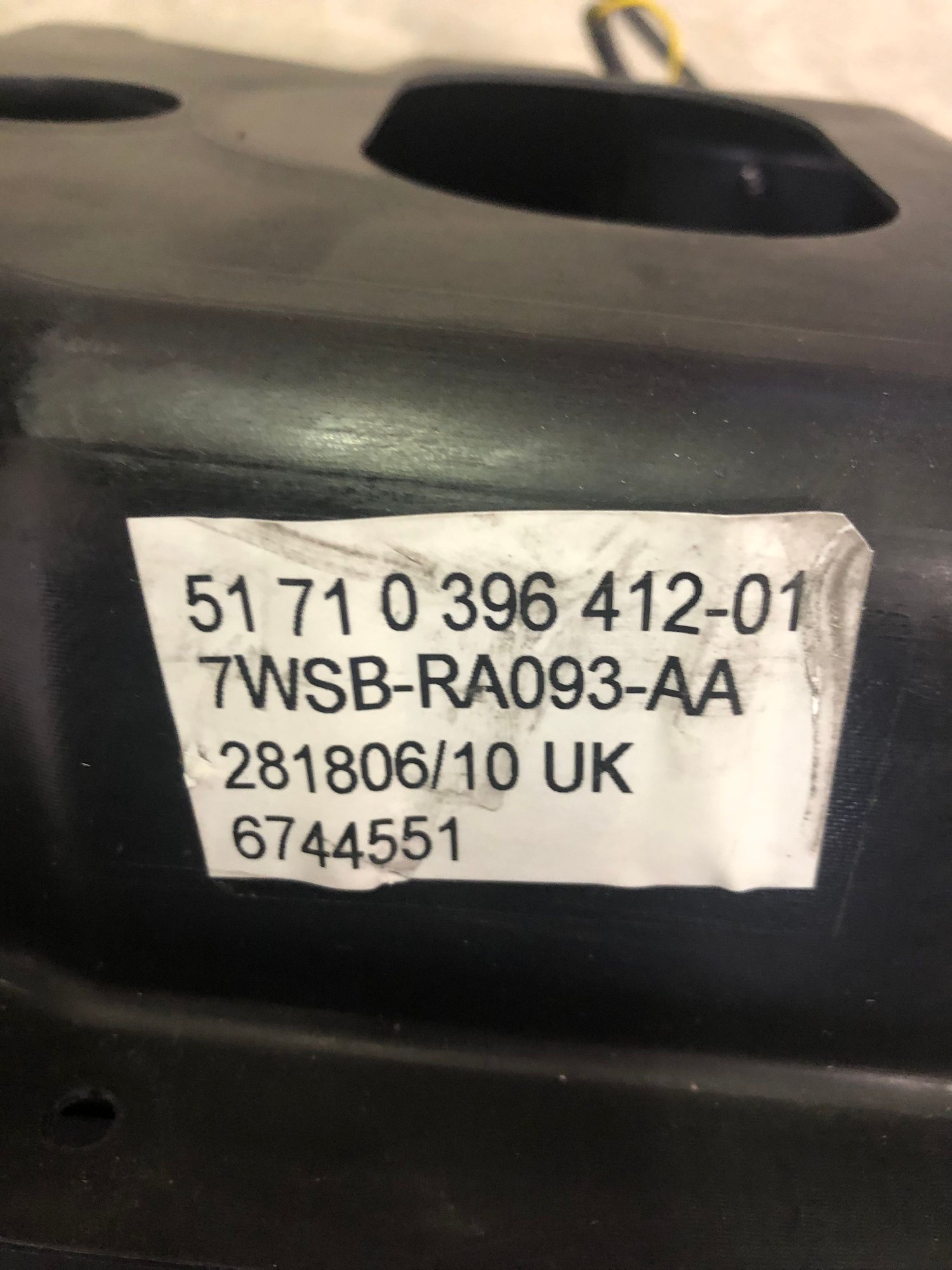 Engine - Electrical - Genuine MINI R53 R52 Partition J. COOPER WORKS 51710396412 with wiring Harness - Used - 2002 to 2008 Mini Cooper - Austin, TX 78738, United States