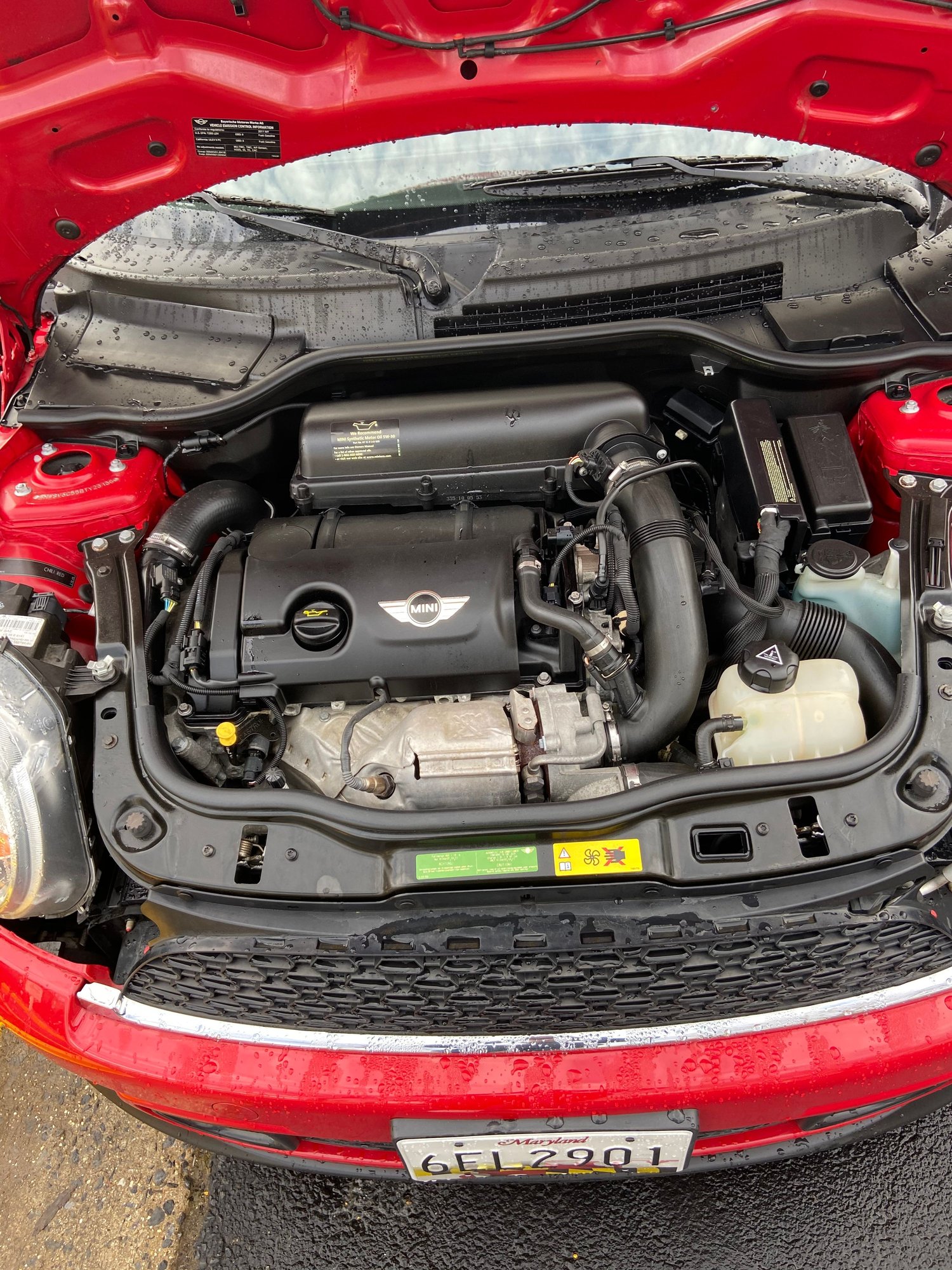 2011 Mini R56: "Mk II" Mini Hatch/Hardtop range - 2011 Mini Cooper S (42k original miles) - Used - VIN WMWSV3C55BTY23136 - 42,926 Miles - 4 cyl - 2WD - Manual - Hatchback - Red - Rockville, MD 20850, United States