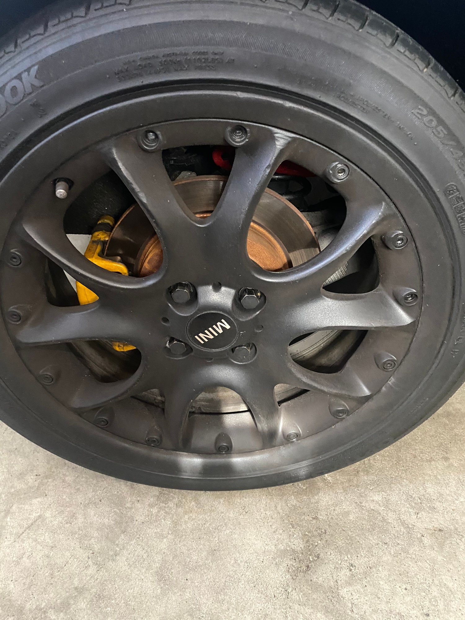 Wheels and Tires/Axles - R98 style Ronal wheel set 17x7 plasti dipped matte black. - Used - 2002 to 2013 Mini R56: "Mk II" Mini Hatch/Hardtop range - Bethel, CT 06801, United States
