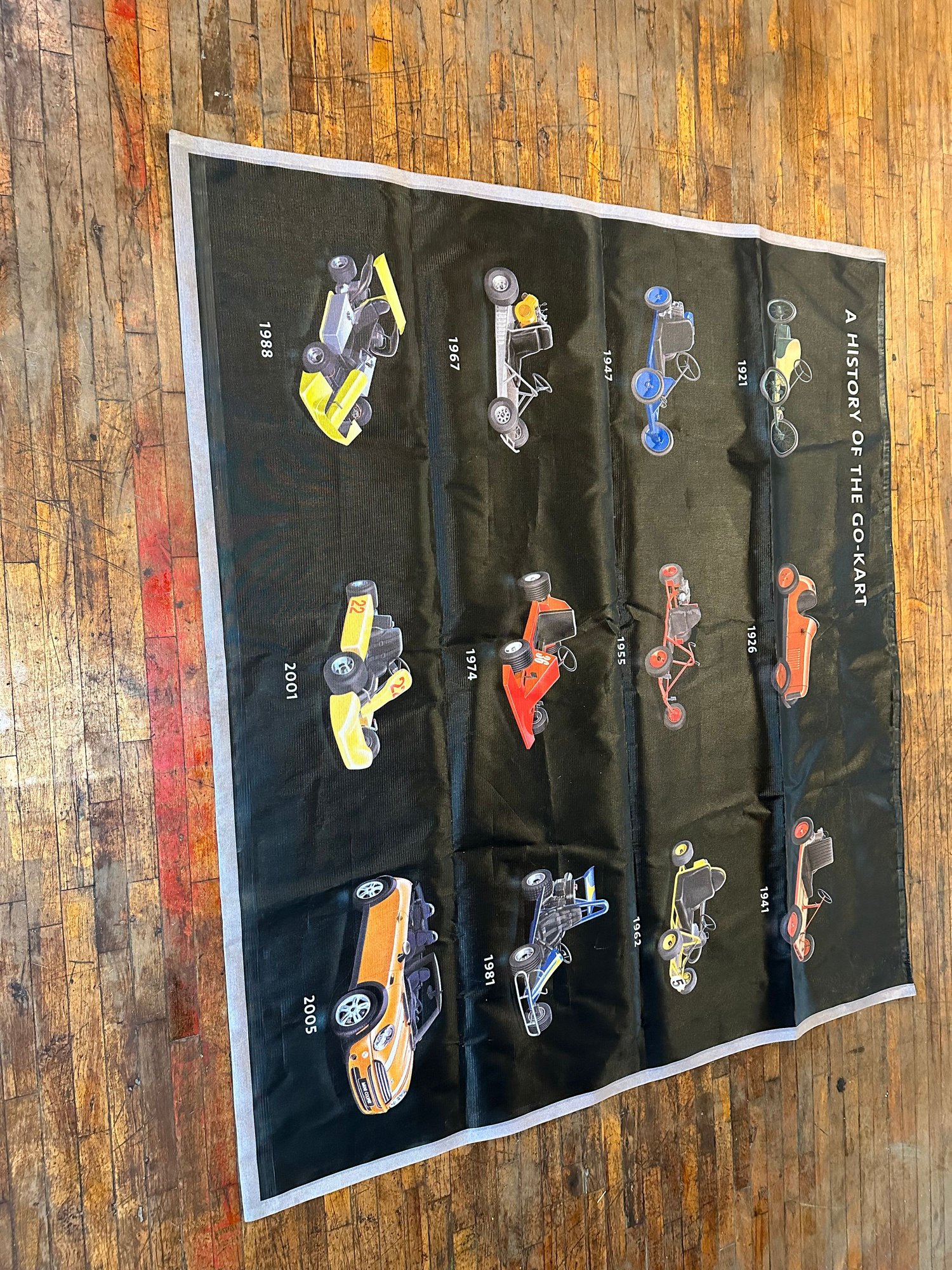 Miscellaneous - History of Go-Kart Dealer poster 8feet x 8feet(approx) - Used - All Years  All Models - Montreal, QC H2T2J2, Canada