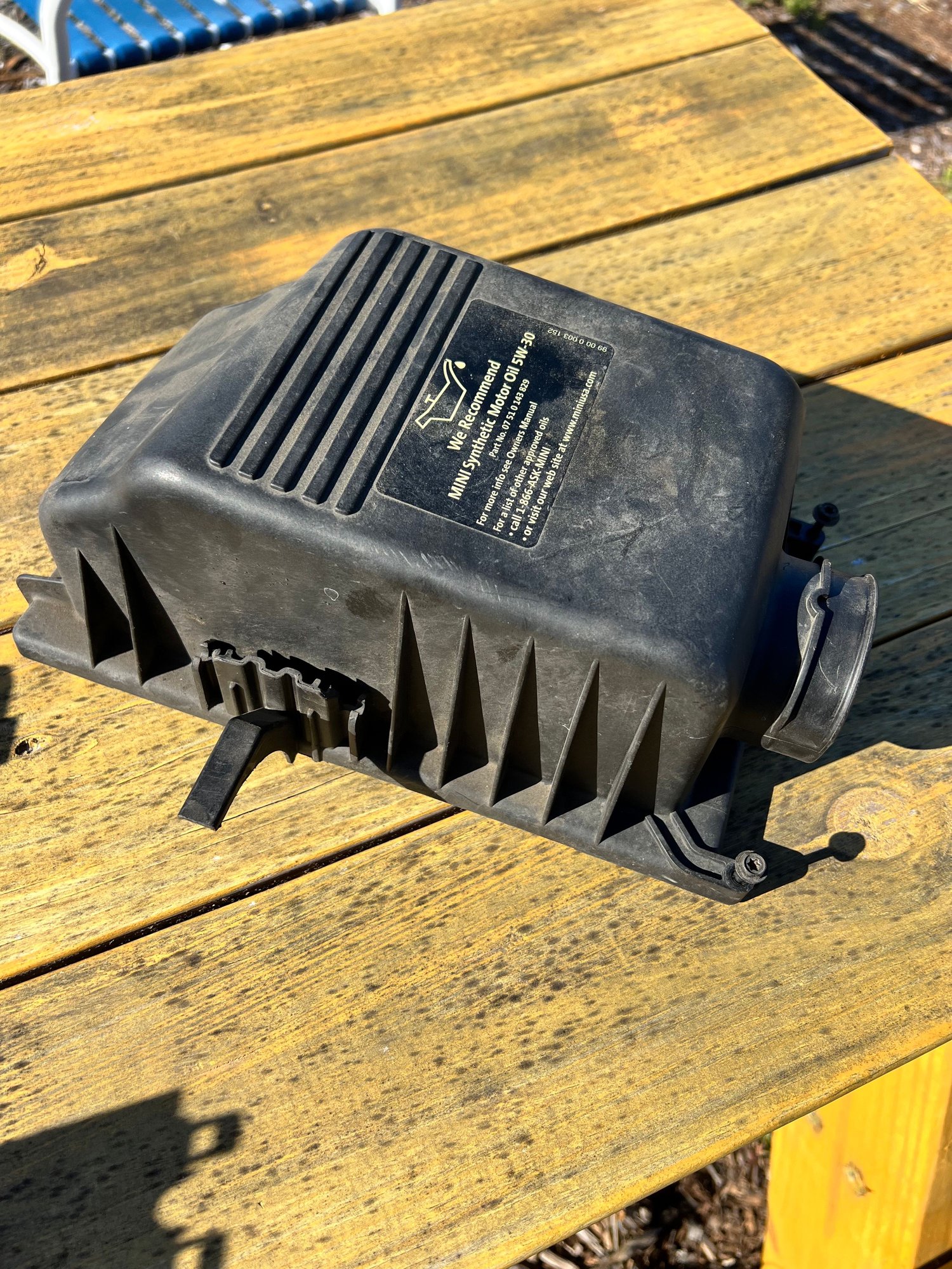 2002 Mini R53: "Mk I" Mini Cooper S - Stock air box - Accessories - $20 - Sebastopol, CA 95472, United States