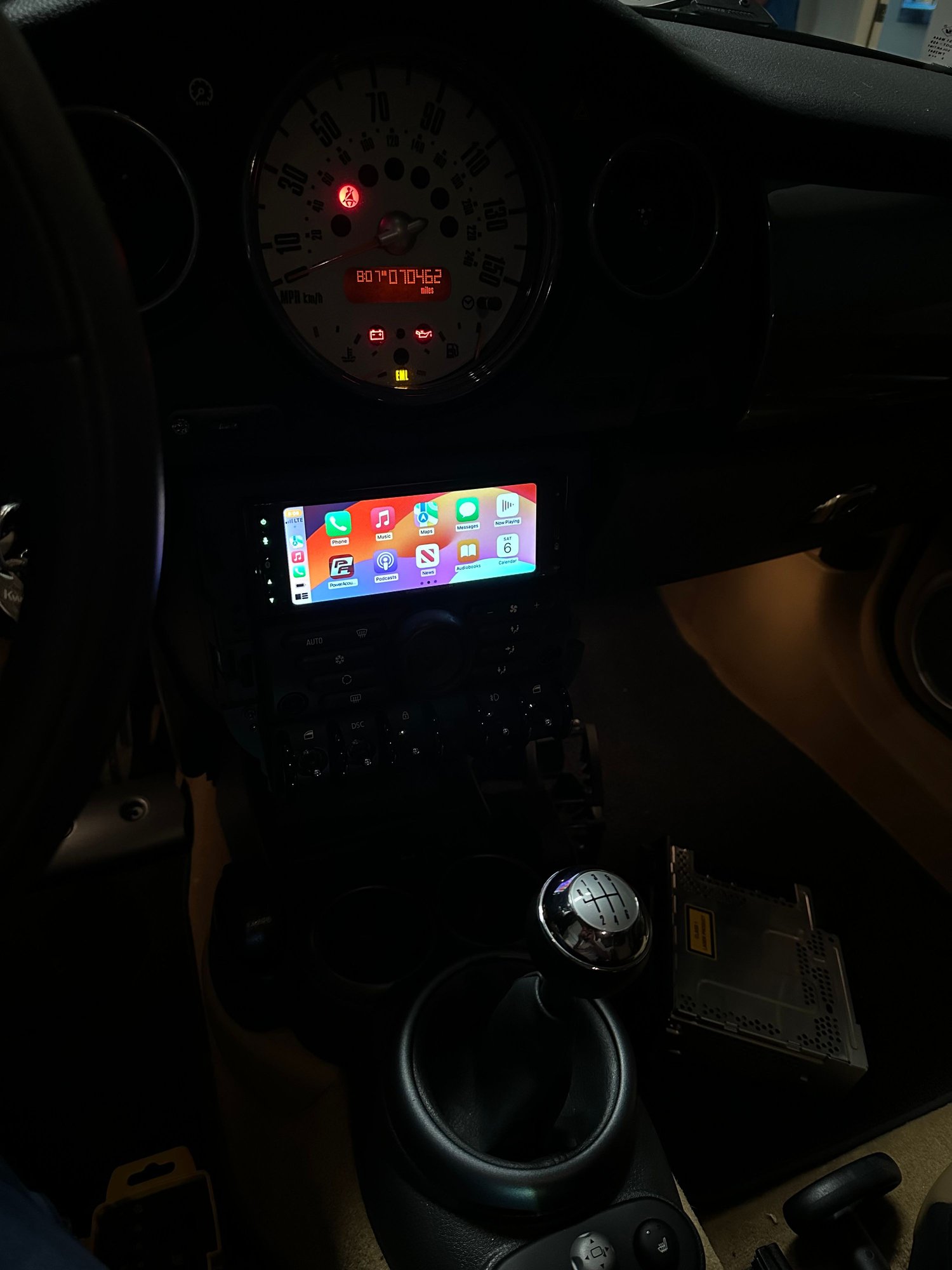 Audio Video/Electronics - Apple CarPlay - Single DIN - Power Acoustik CP71w - Used - 2003 to 2006 Mini R53: "Mk I" Mini Cooper S - Roseville, CA 95747, United States