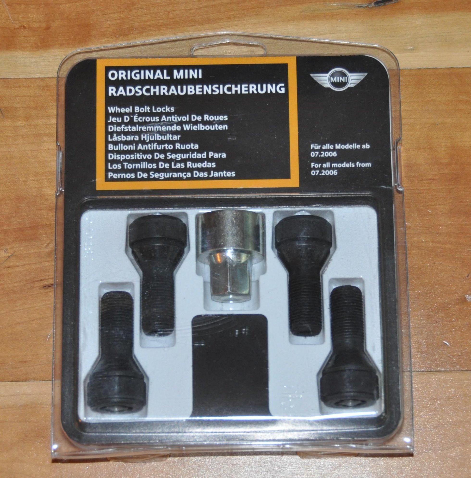 OEM Mini Cooper Wheel Lock kit F series North American Motoring