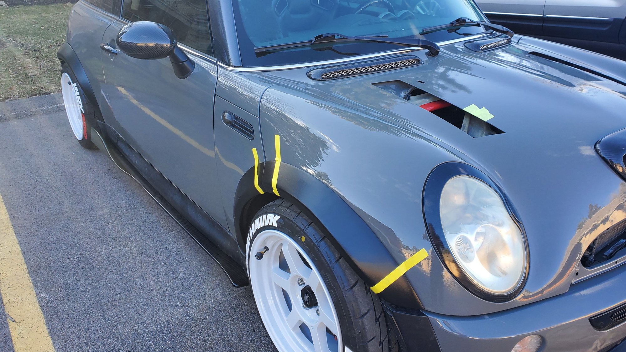 Exterior Body Parts - Fiberglass r53 widebody fenders flares - New - 0  All Models - Oakcreek, WI 53154, United States