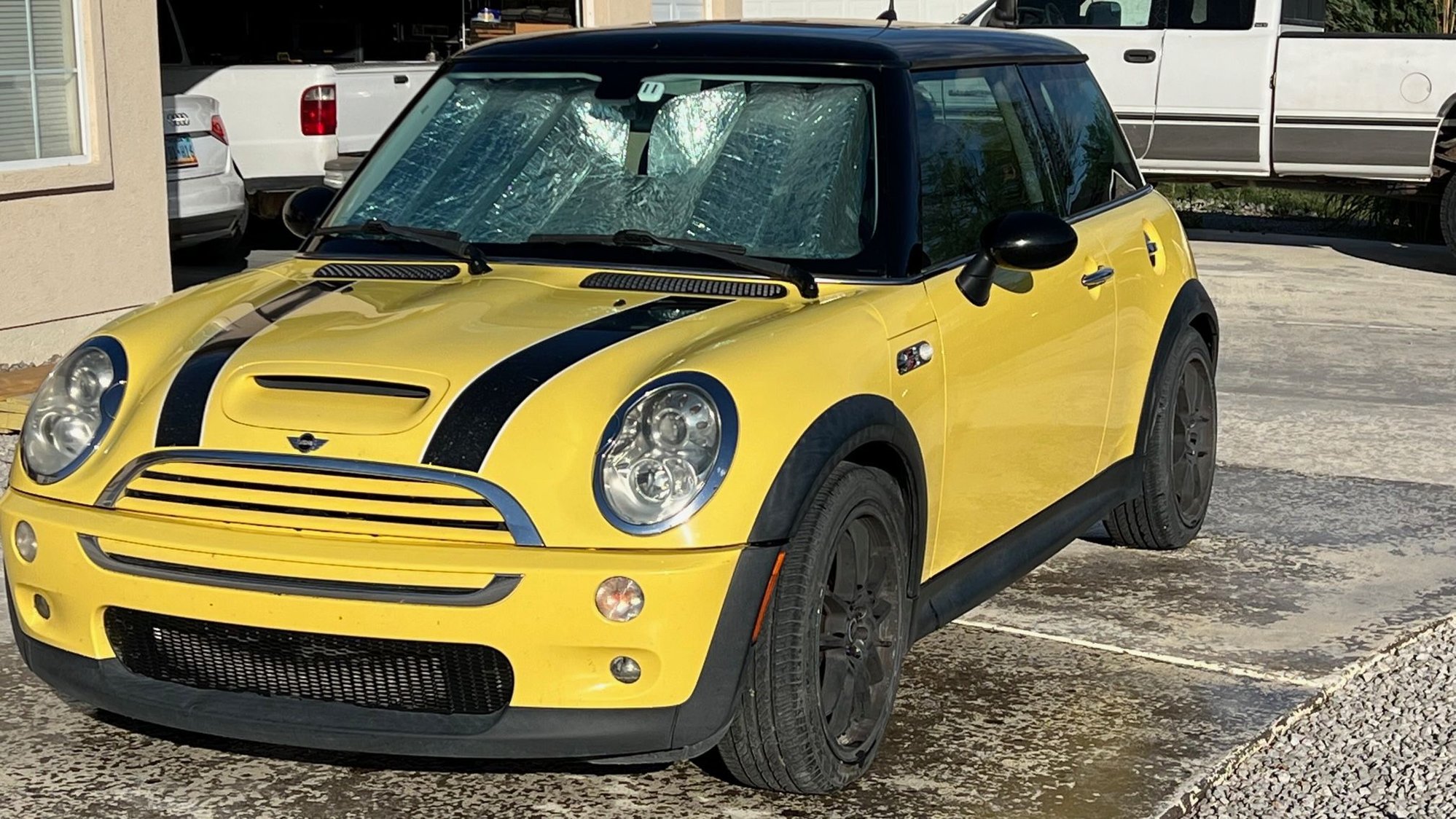 2005 Mini R53: "Mk I" Mini Cooper S - Liquid Yello R53 Supercharged - Used - VIN Wmwre334x5td90457 - 196,443 Miles - 4 cyl - 2WD - Manual - Coupe - Yellow - Fernley, NV 89408, United States