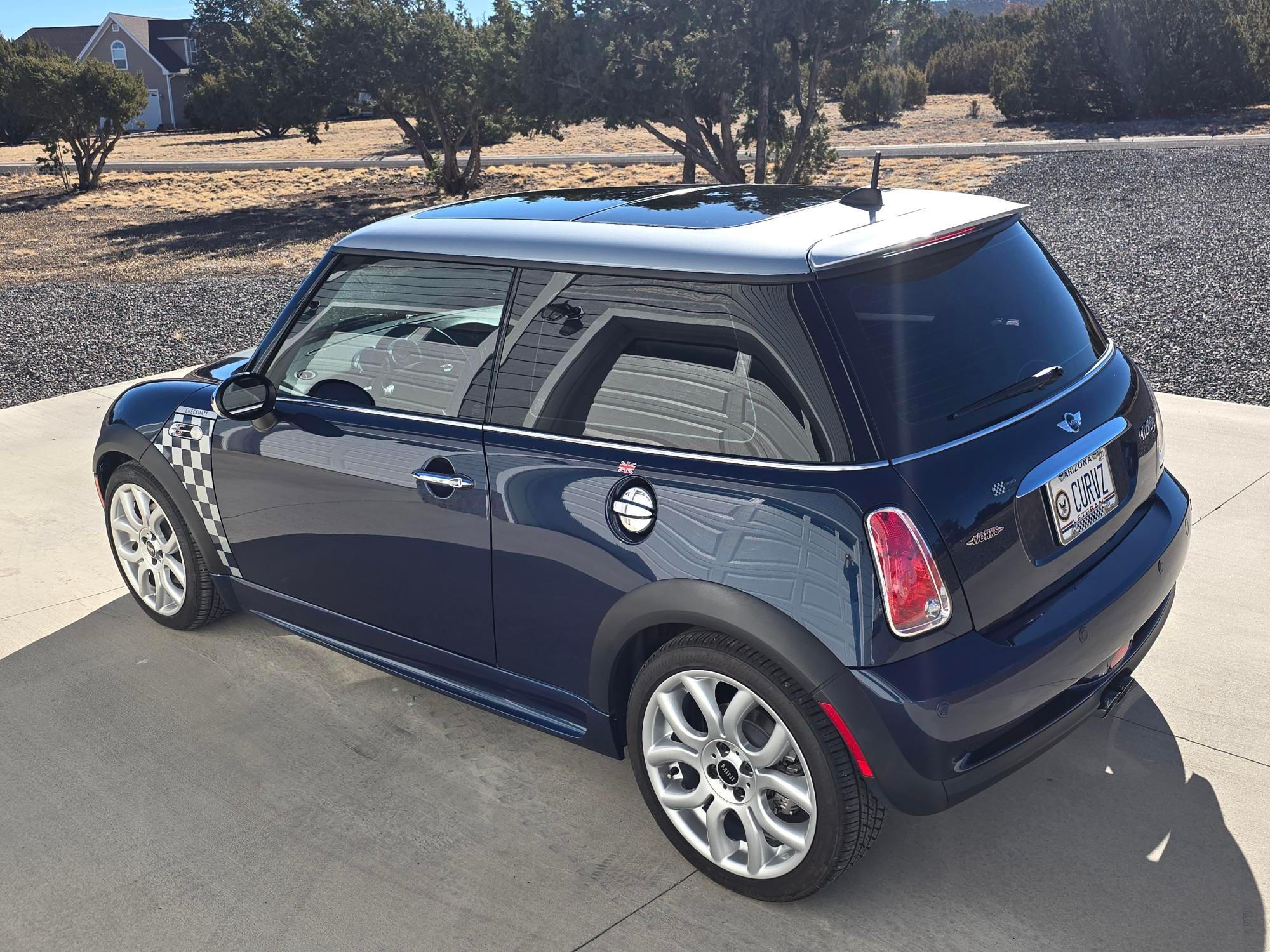 2006 Mini R53: "Mk I" Mini Cooper S - 2006 Factory-Built JCW Checkmate Edition (less than 11k total miles) - Used - VIN WMWRE33596TL23811 - 10,956 Miles - 4 cyl - 2WD - Manual - Hatchback - Blue - Eagar, AZ 85925, United States