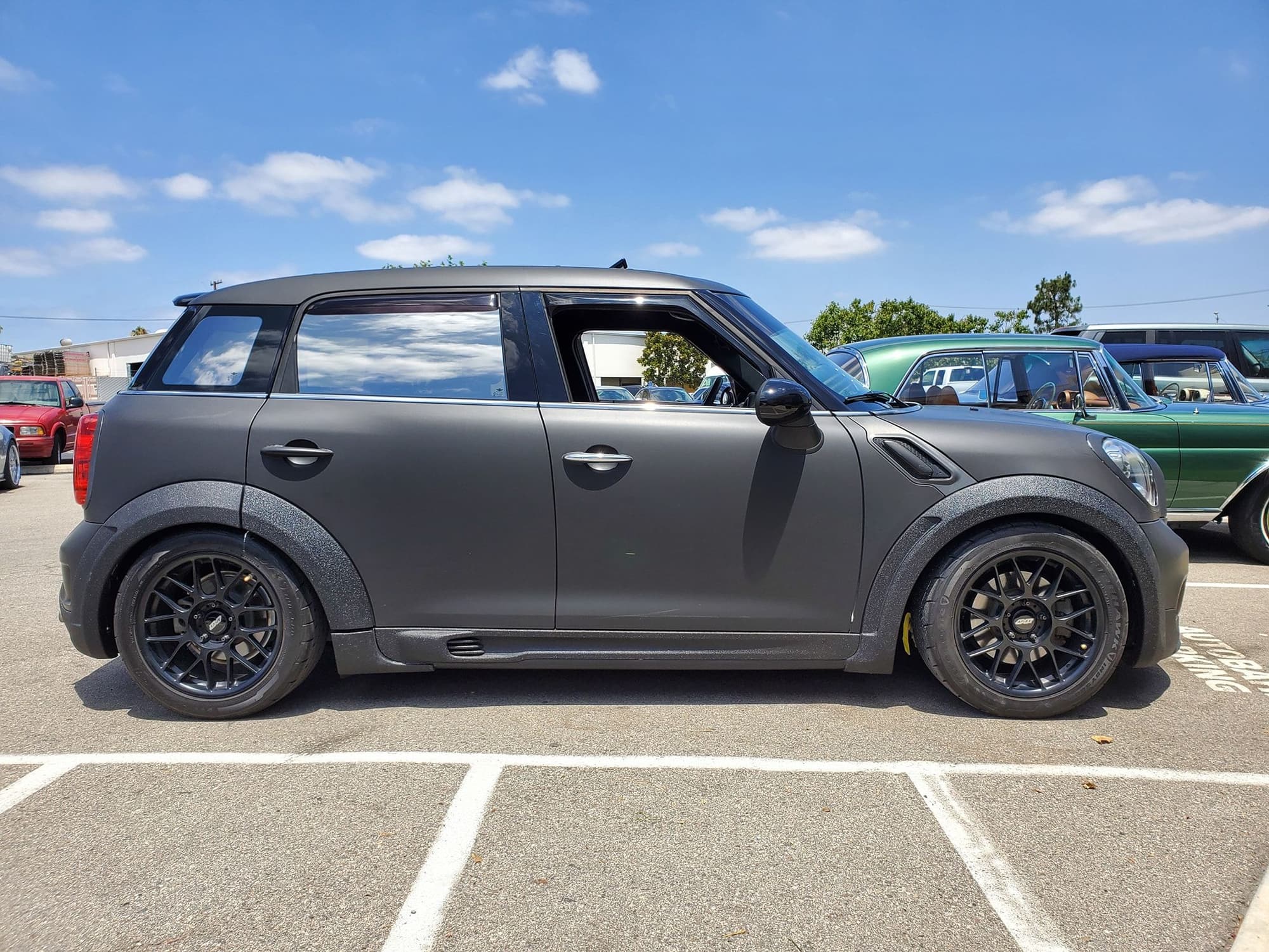 Before/After installing cravenspeed lowering springs, nm engineering front  tie bar and a rear sway bar (no picture). Love the stance of my car now! :  r/MINI