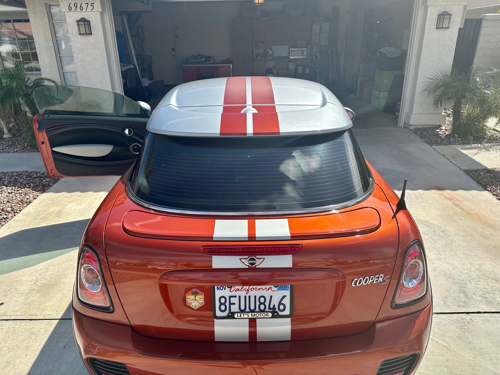 2013 Mini R58: Coupe - 2013 Mini Cooper Coupe S (1 owner- me) - Used - VIN WMWSX3C57DT408803 - 81,000 Miles - 4 cyl - 2WD - Manual - Coupe - Orange - Cathedral City, CA 92234, United States