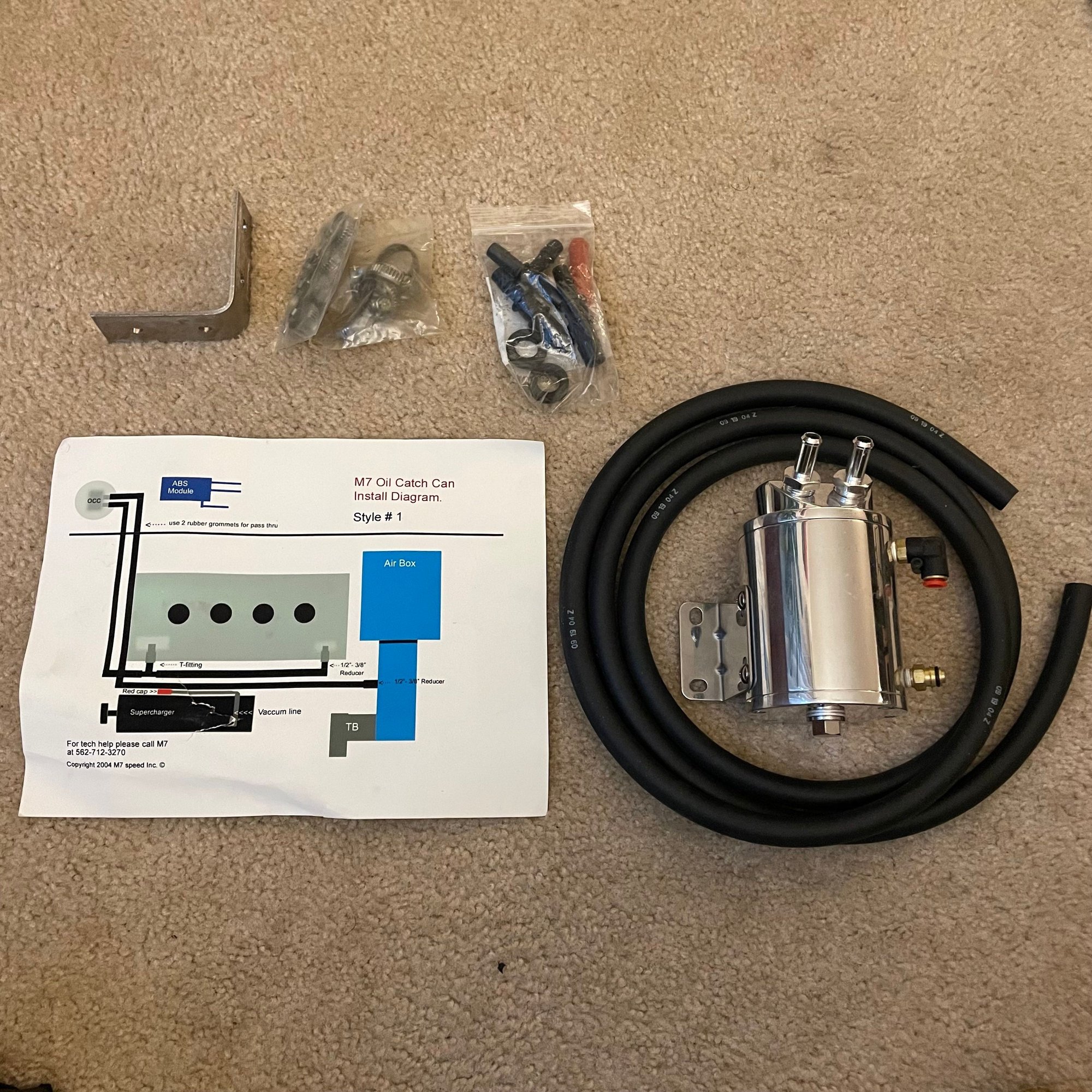 Engine - Intake/Fuel - R53 M7 Oil Catch Can Kit - New - 2000 to 2006 Mini R53: "Mk I" Mini Cooper S - San Diego, CA 92130, United States