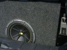 In-Car Entertainment Image 
Kicker C10 10" 300W subwoofer; Alpine CHA-S634 6-disc CD/MP3 changer.