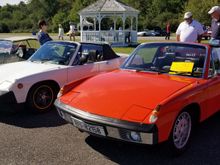 Owls Head weekend show with the 914 (white one is mine)