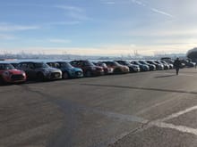 This is a double row of Mini’s 