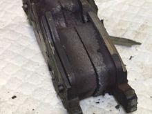 Rear pad, Hawk DTC30, who said the rear brakes on a MINI don’t do anything.