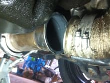 misalignment with Alta 3" exhaust