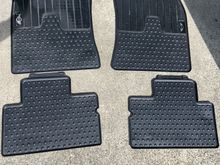 Front and rear all-weather floor mats