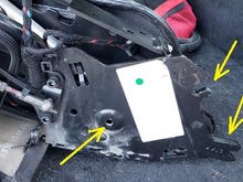This is installed between the inner and outer body panels.  This view is of the "out" facing side.