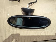 Black Auto Dim Rear View Mirror P# 51161508456. $20