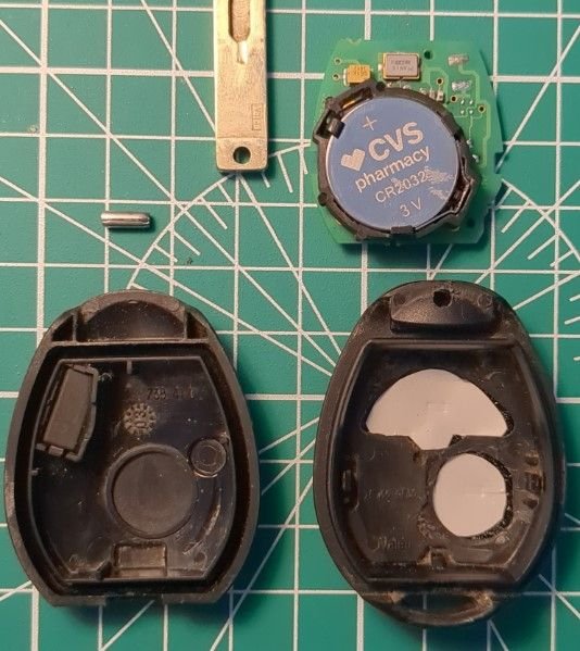 Original key, blade, board, PCB, RFID chip